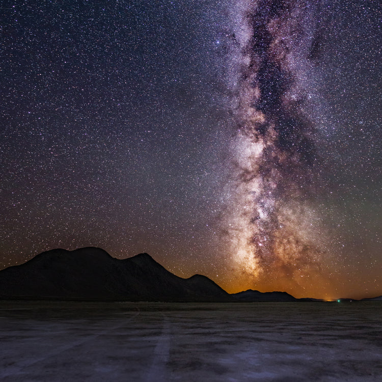 Milky Way over the Black Rock Desert playa at night